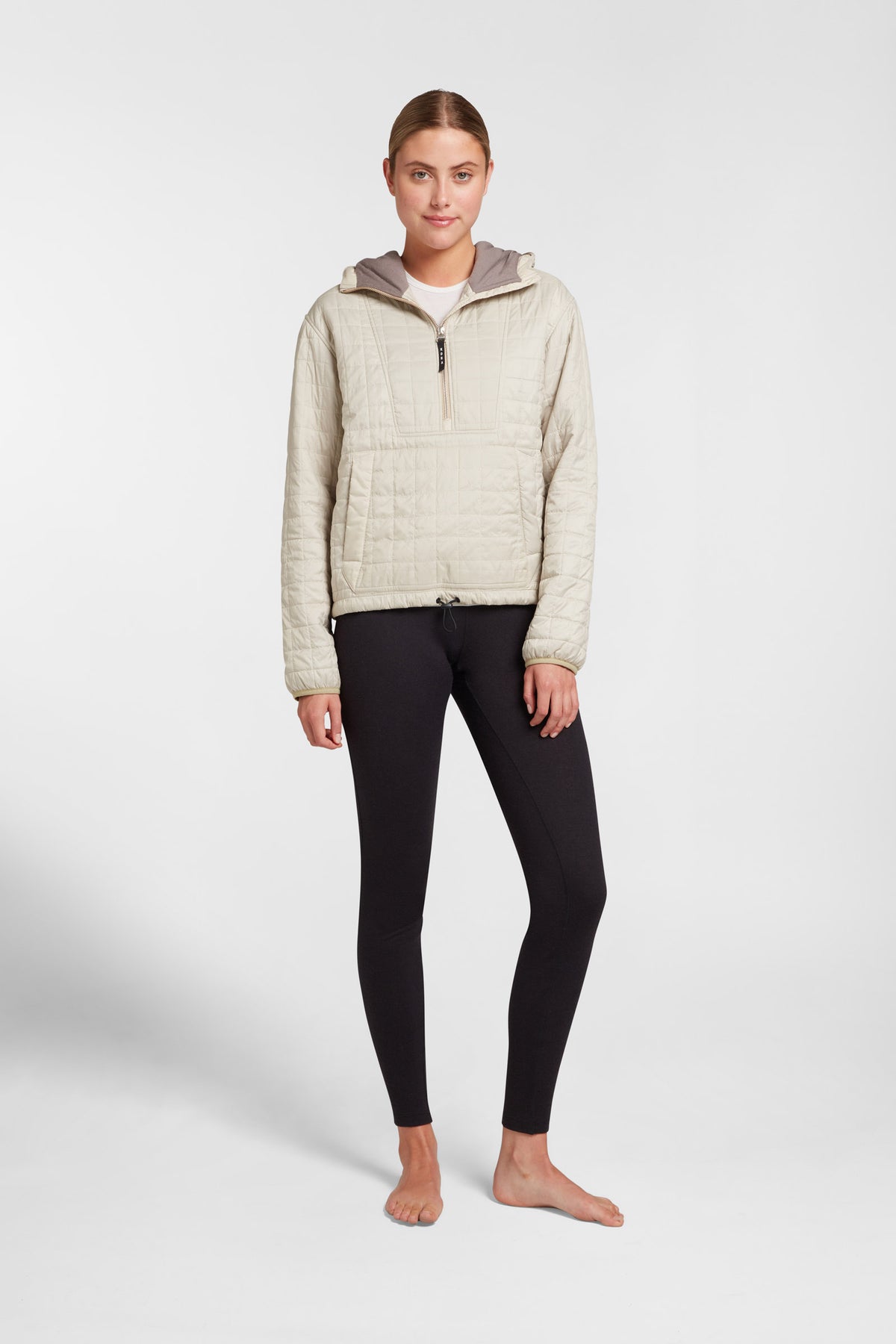 Women's Pull Over Haven Hooded Jacket - Bone