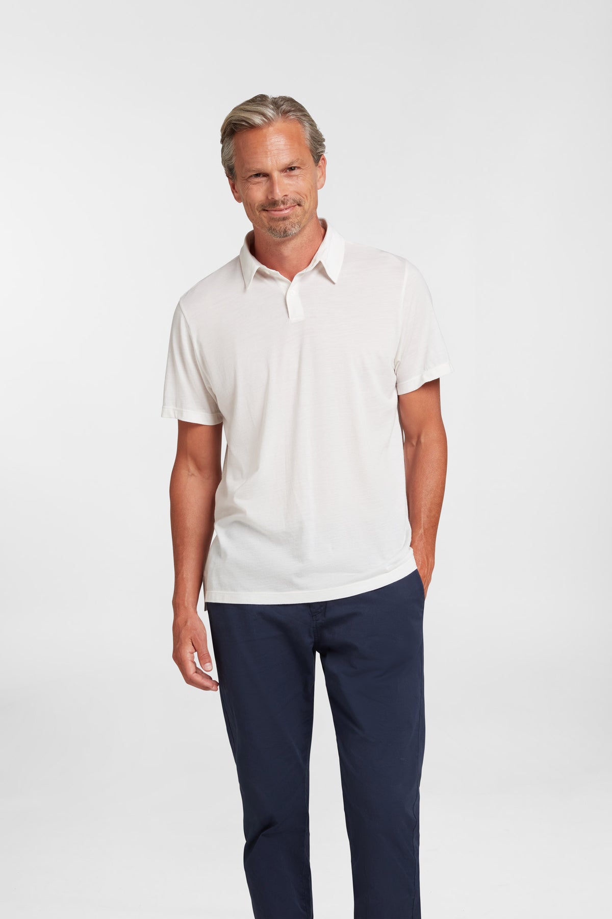 Men's Halo Short Sleeve Polo - Summit White