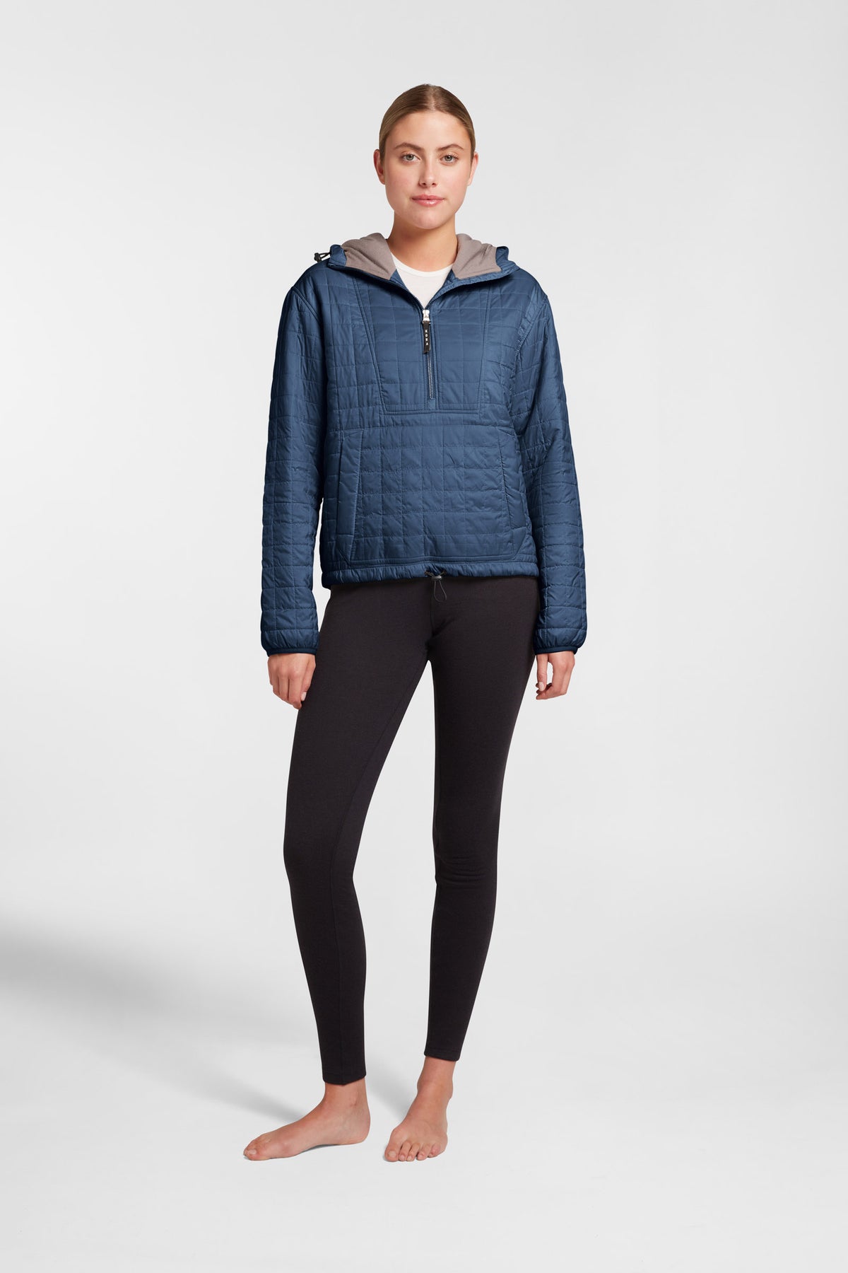 Women's Pull Over Haven Hooded Jacket - Midnight Blue