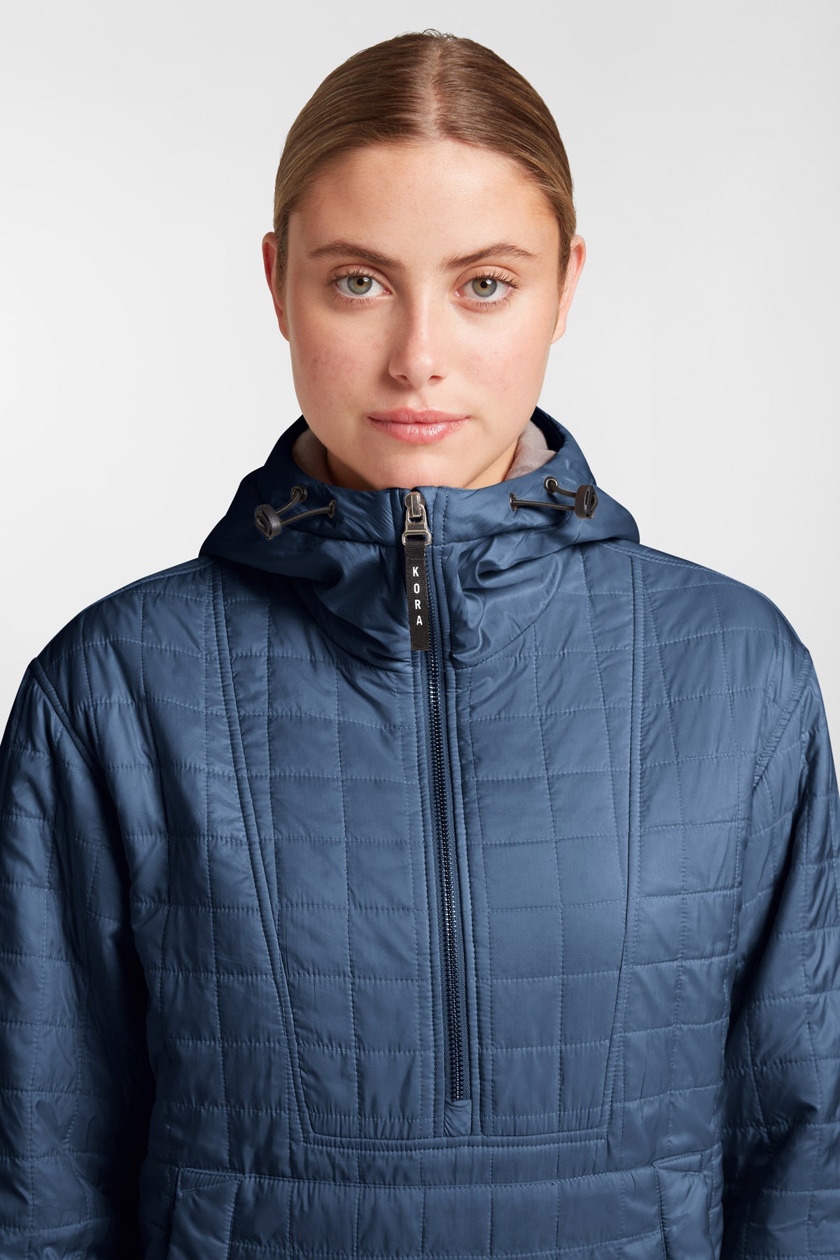 Women's Pull Over Haven Hooded Jacket - Midnight Blue