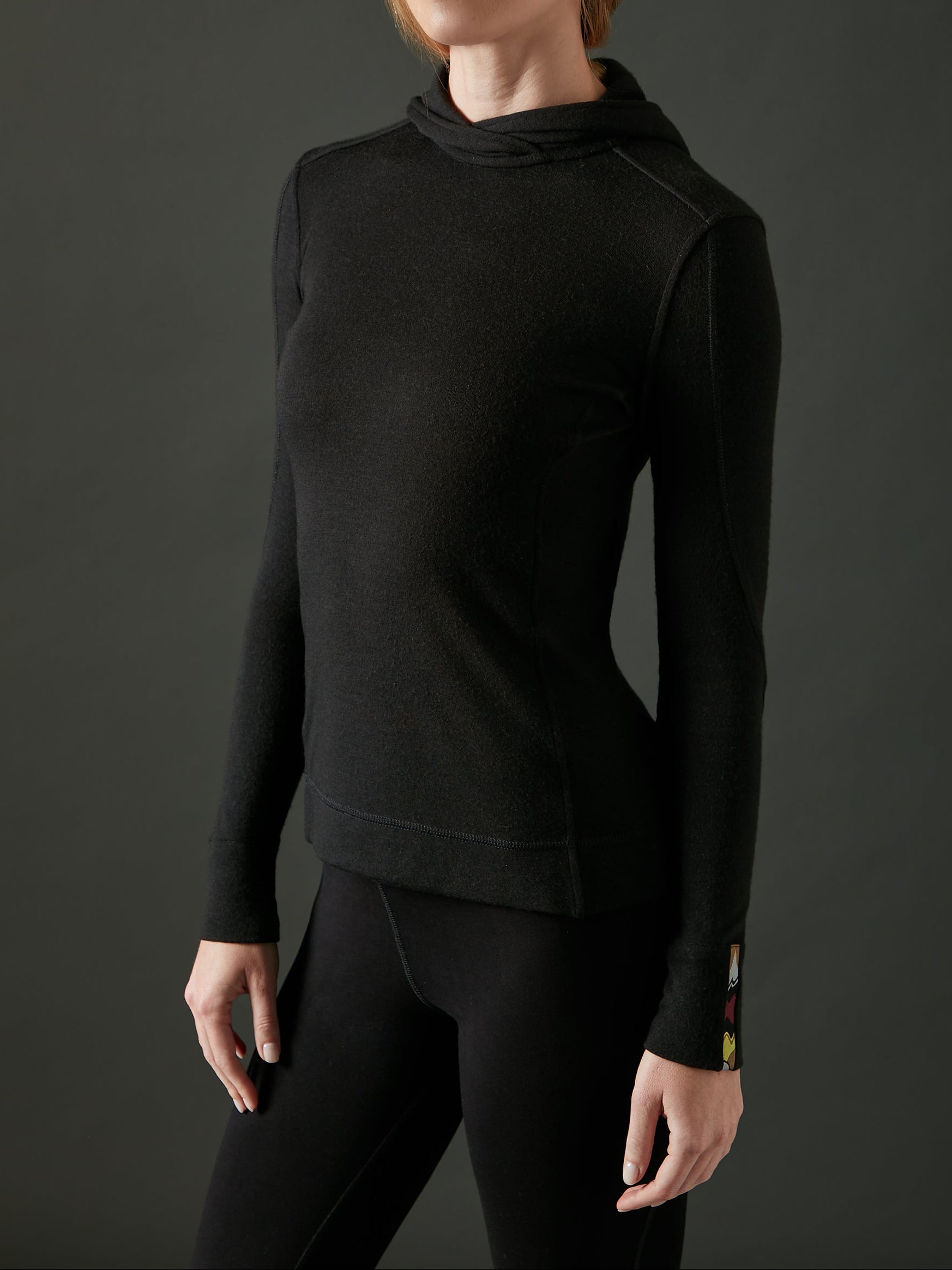 Women's Liberty Crossover Hoodie - Black