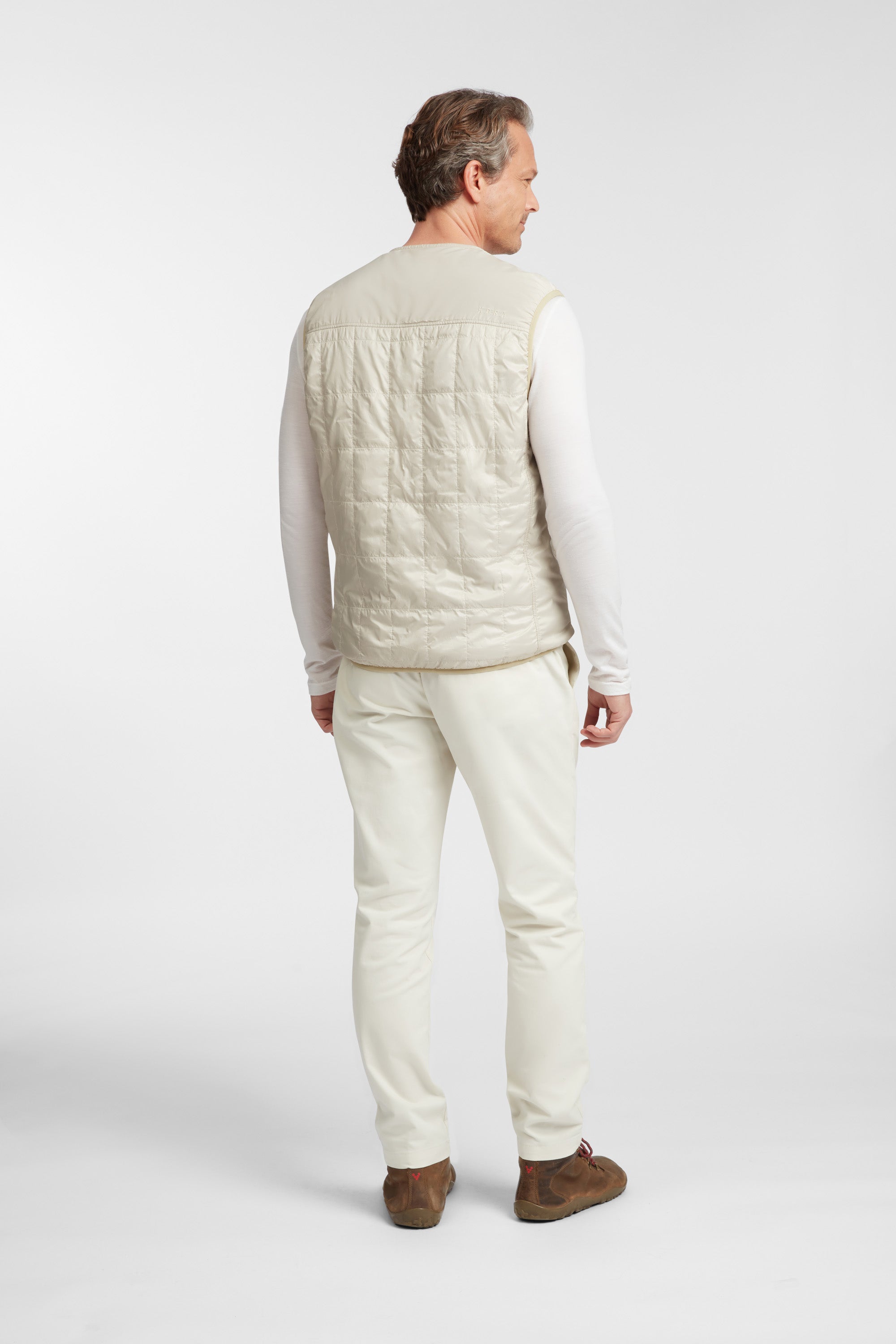 Men's Haven Sleeveless Vest - Bone