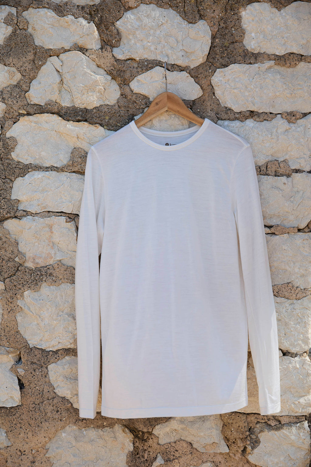 Men’s Halo Long Sleeve Crew - Summit White