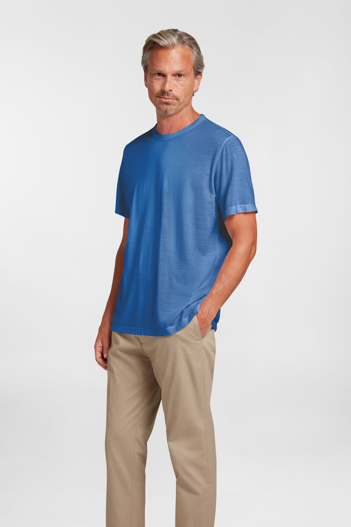 Men's Halo Short Sleeve Casual Crew - Cloud Blue