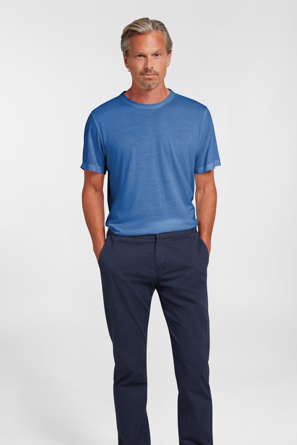 Men's Halo Short Sleeve Casual Crew - Cloud Blue