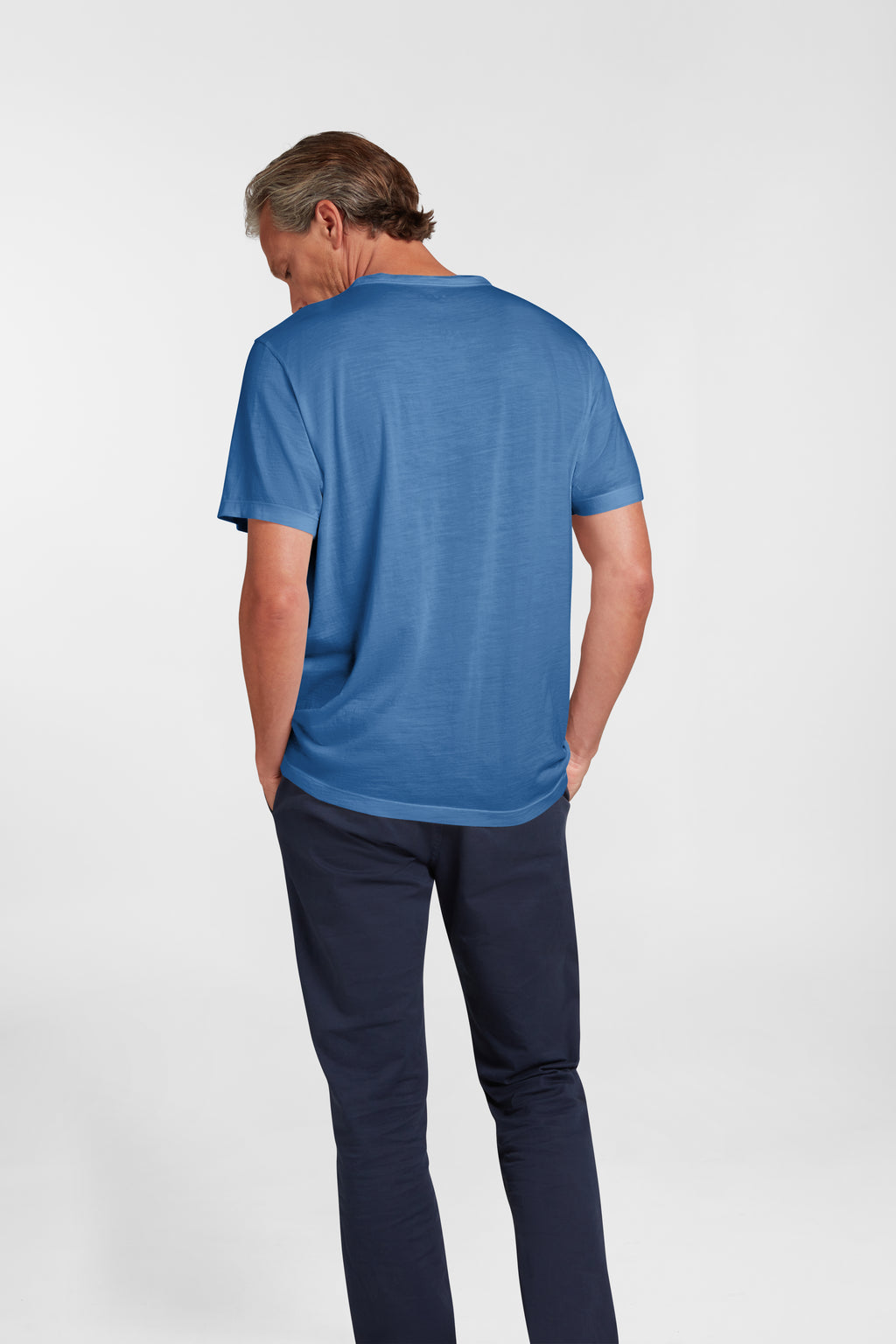 Men's Halo Short Sleeve Casual Crew - Cloud Blue