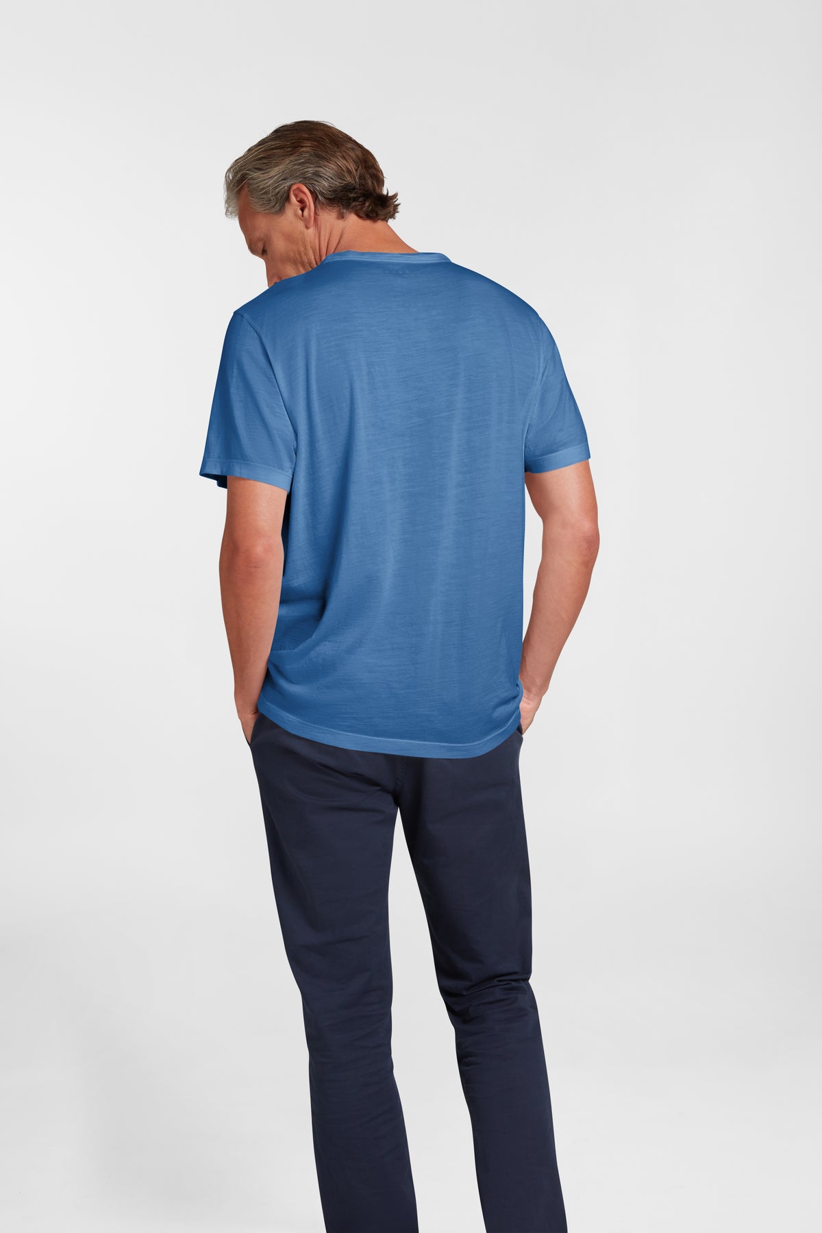 Men's Halo Short Sleeve Casual Crew - Cloud Blue