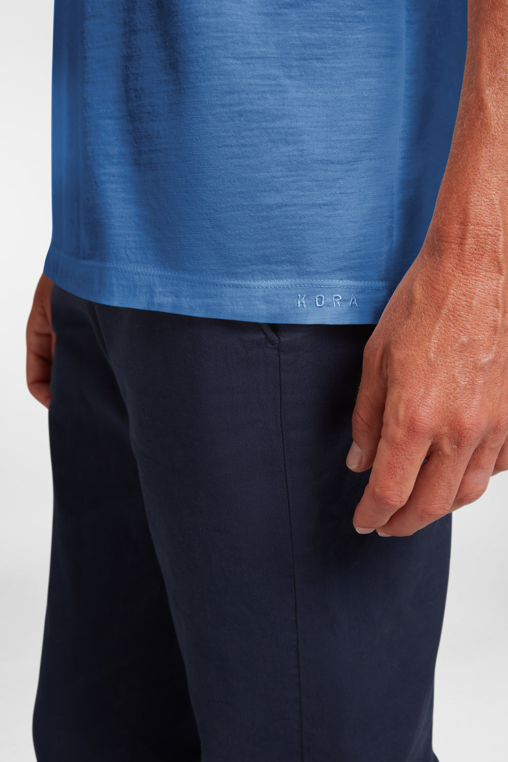 Men's Halo Short Sleeve Casual Crew - Cloud Blue