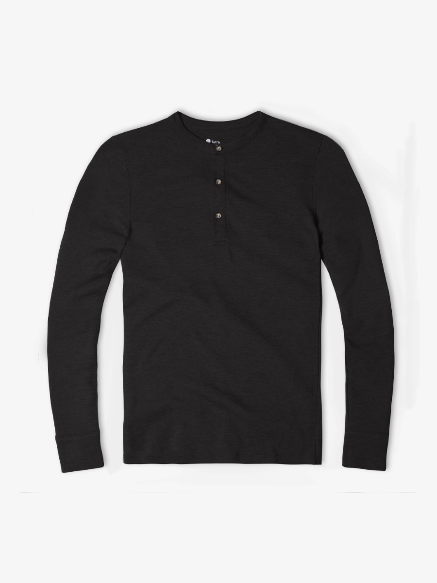 Men's Liberty Henley - Black