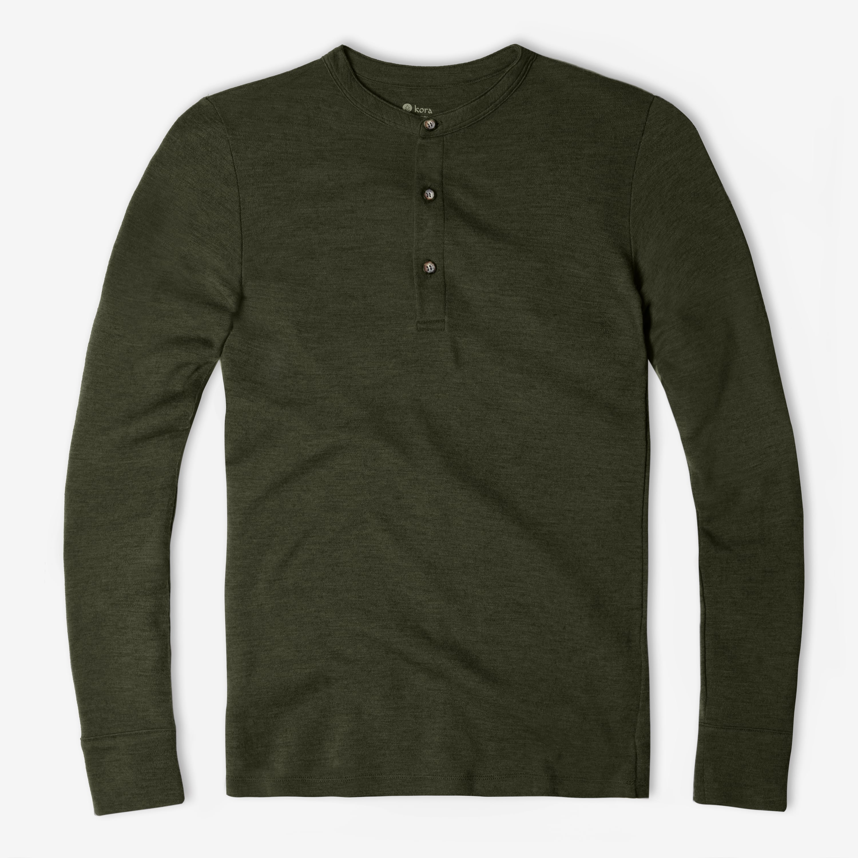 Men's Liberty Henley - Deep Forest Green