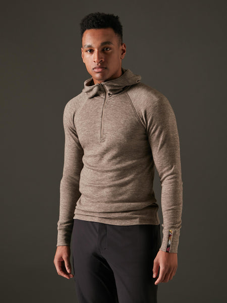 【WOOHWA】GREW POCKET LONG SK NEWERA LBWK TECH SWEAT FULLZIP HOODIE GRAY×OLIVE - LB-ONLINE