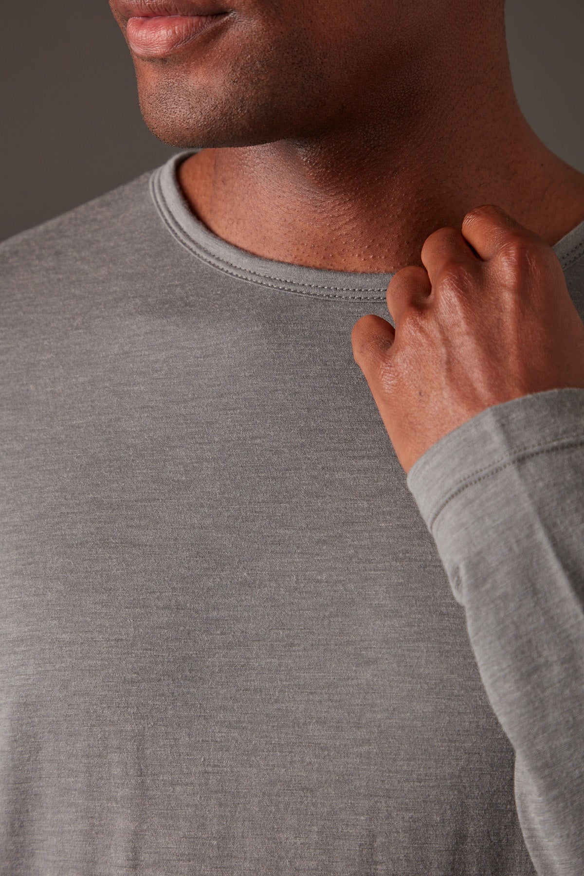 Men’s Halo Long Sleeve Crew - Riverstone