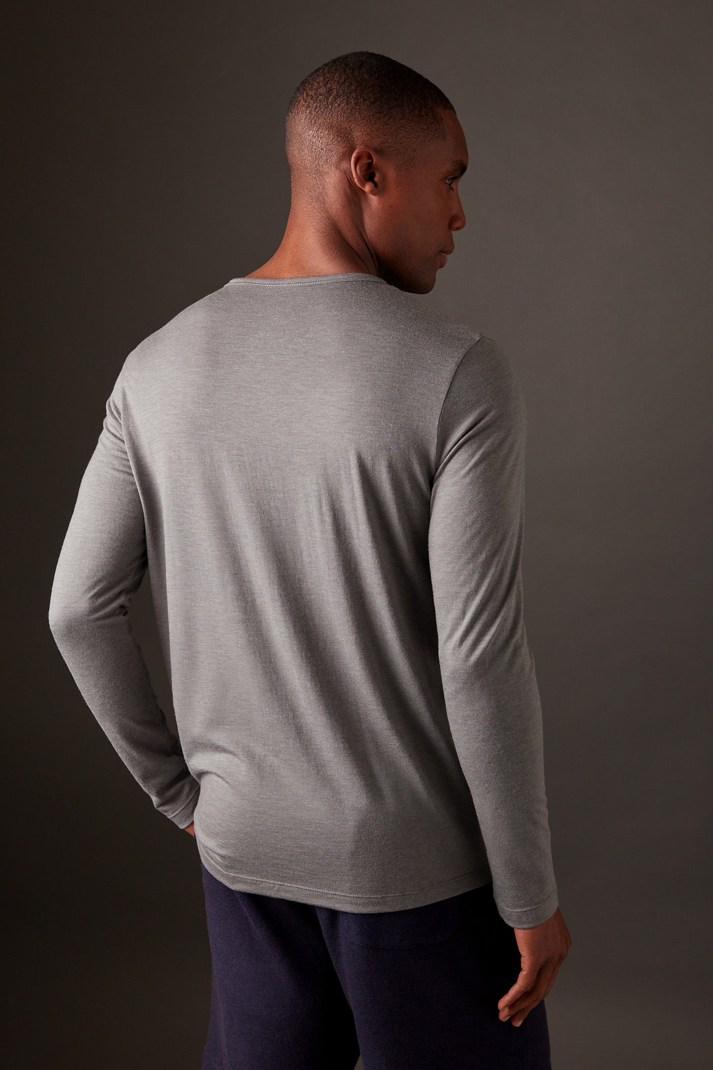 Men’s Halo Long Sleeve Crew - Riverstone