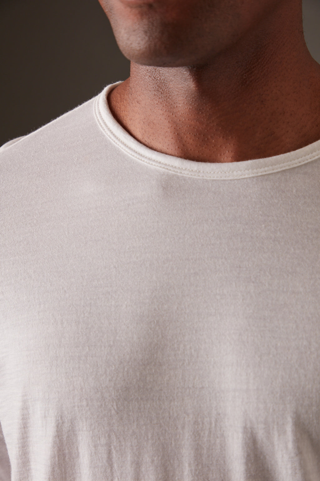 Men’s Halo Long Sleeve Crew - Summit White