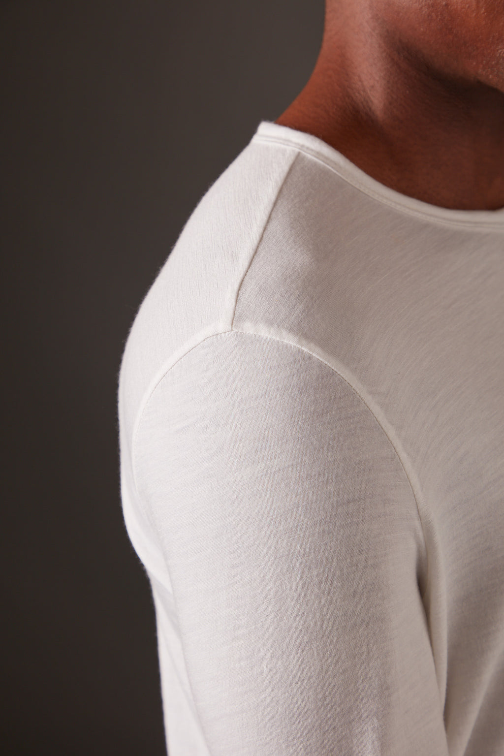 Men’s Halo Long Sleeve Crew - Summit White