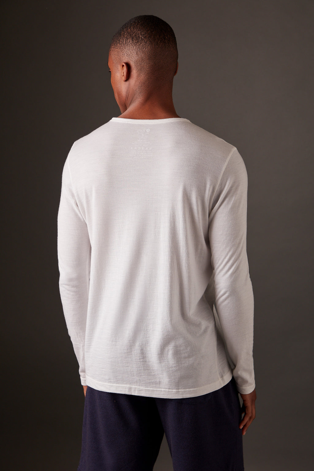 Men’s Halo Long Sleeve Crew - Summit White