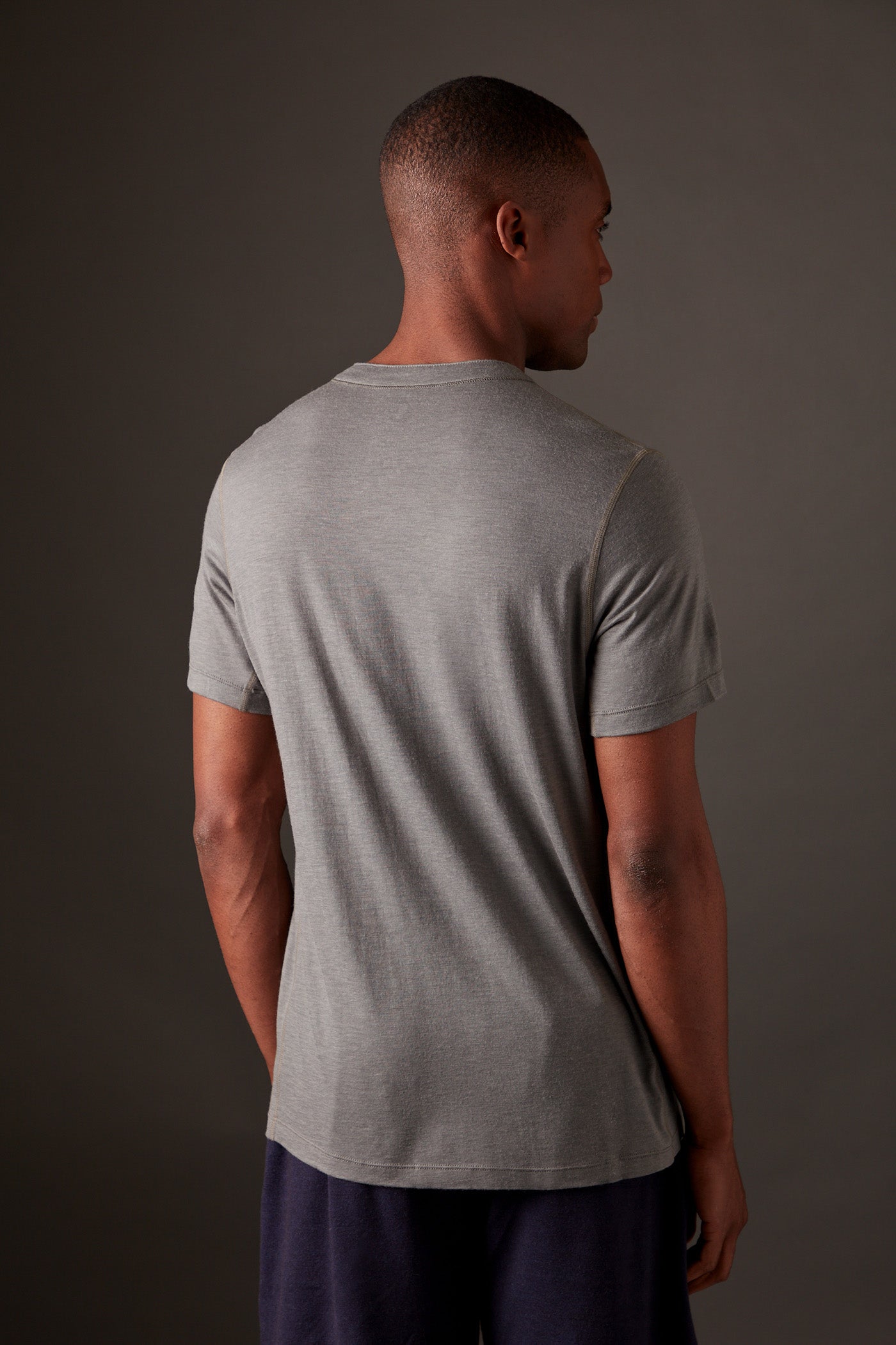 Men’s Halo Short Sleeve Henley - Riverstone