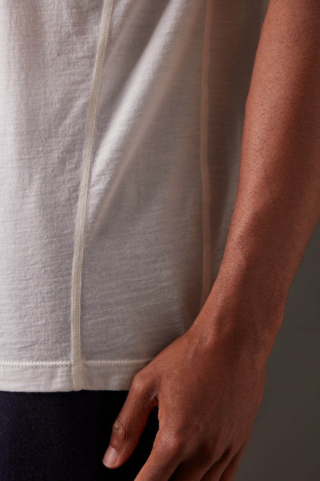 Men’s Halo Short Sleeve Henley - Summit White