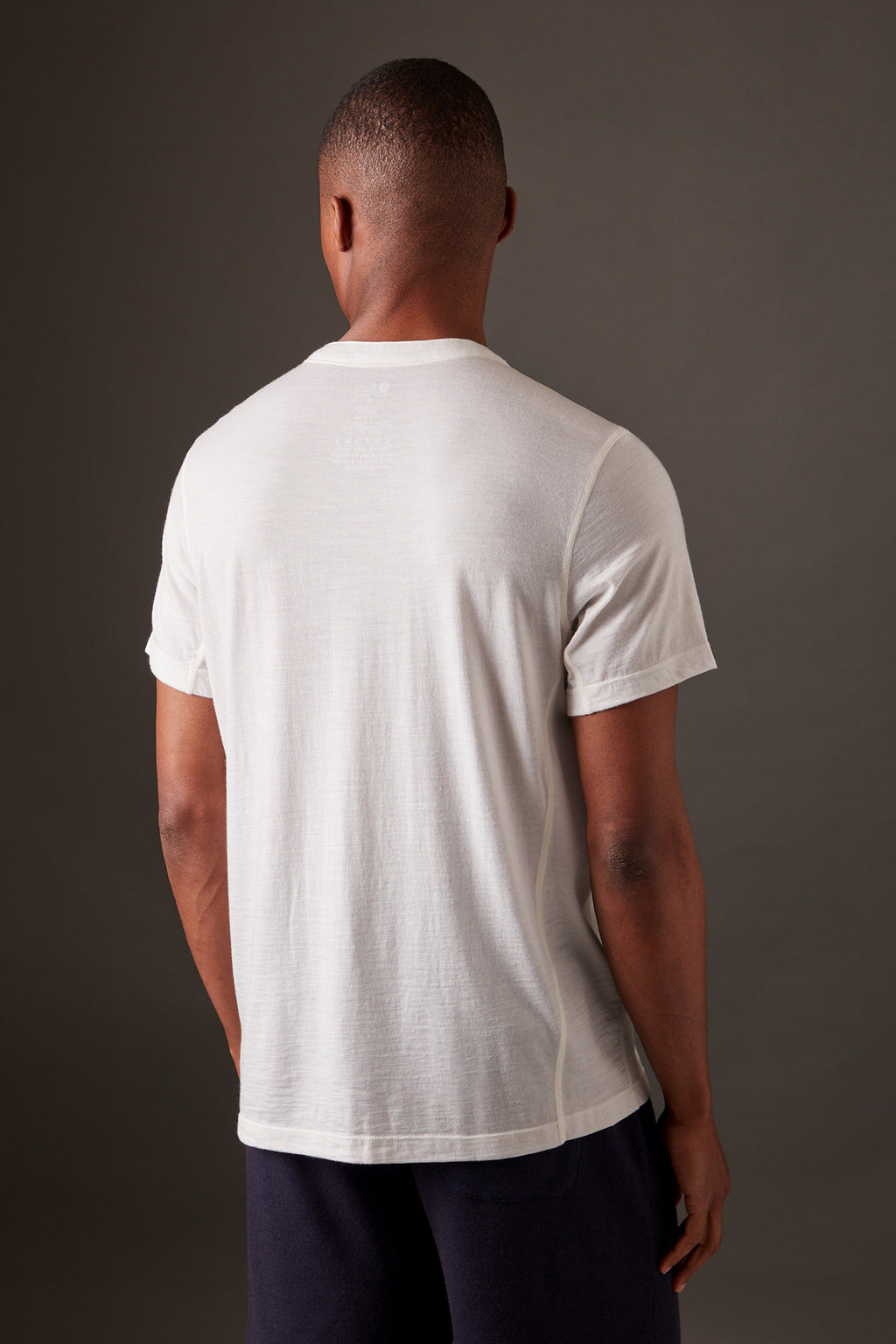 Men’s Halo Short Sleeve Henley - Summit White