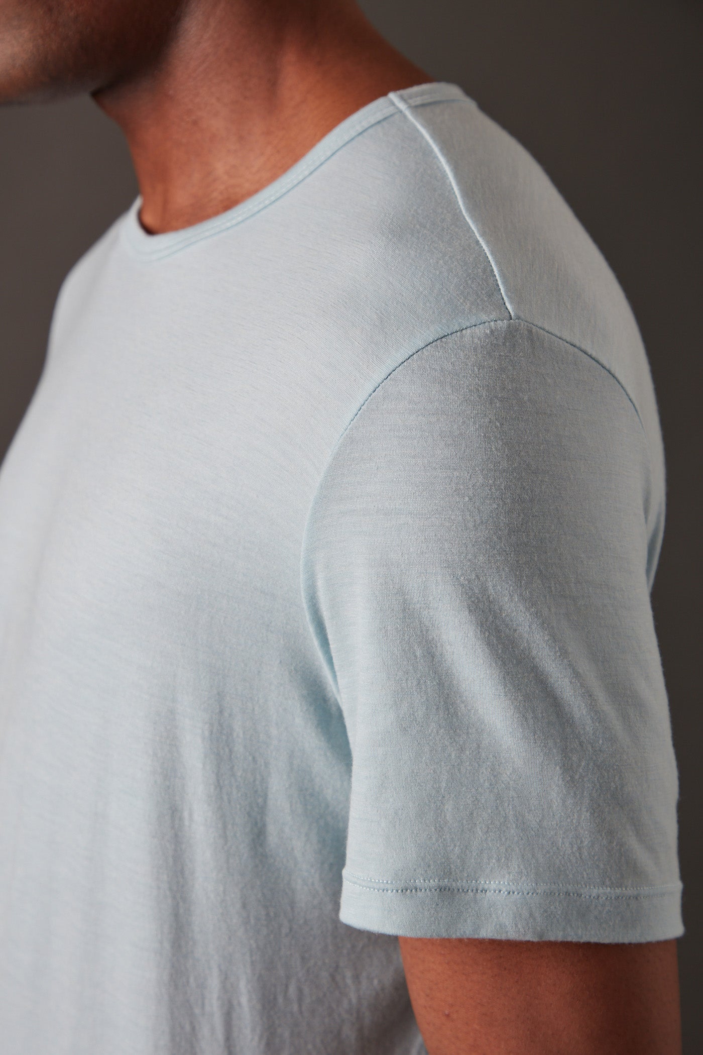 Men’s Halo Short Sleeve Crew - Glacier Blue