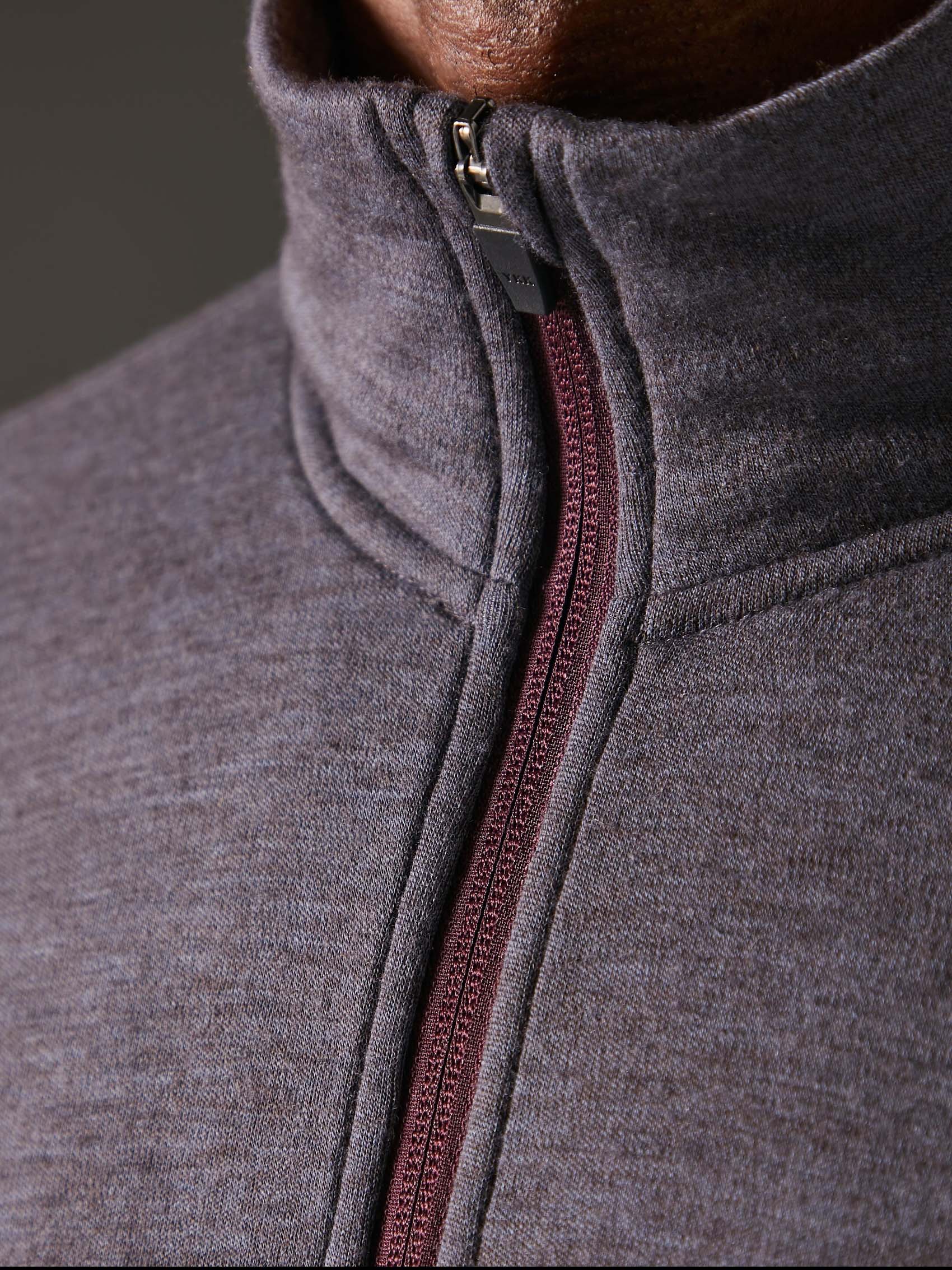 Men's Xenolith Yak Wool Sweater - Slate