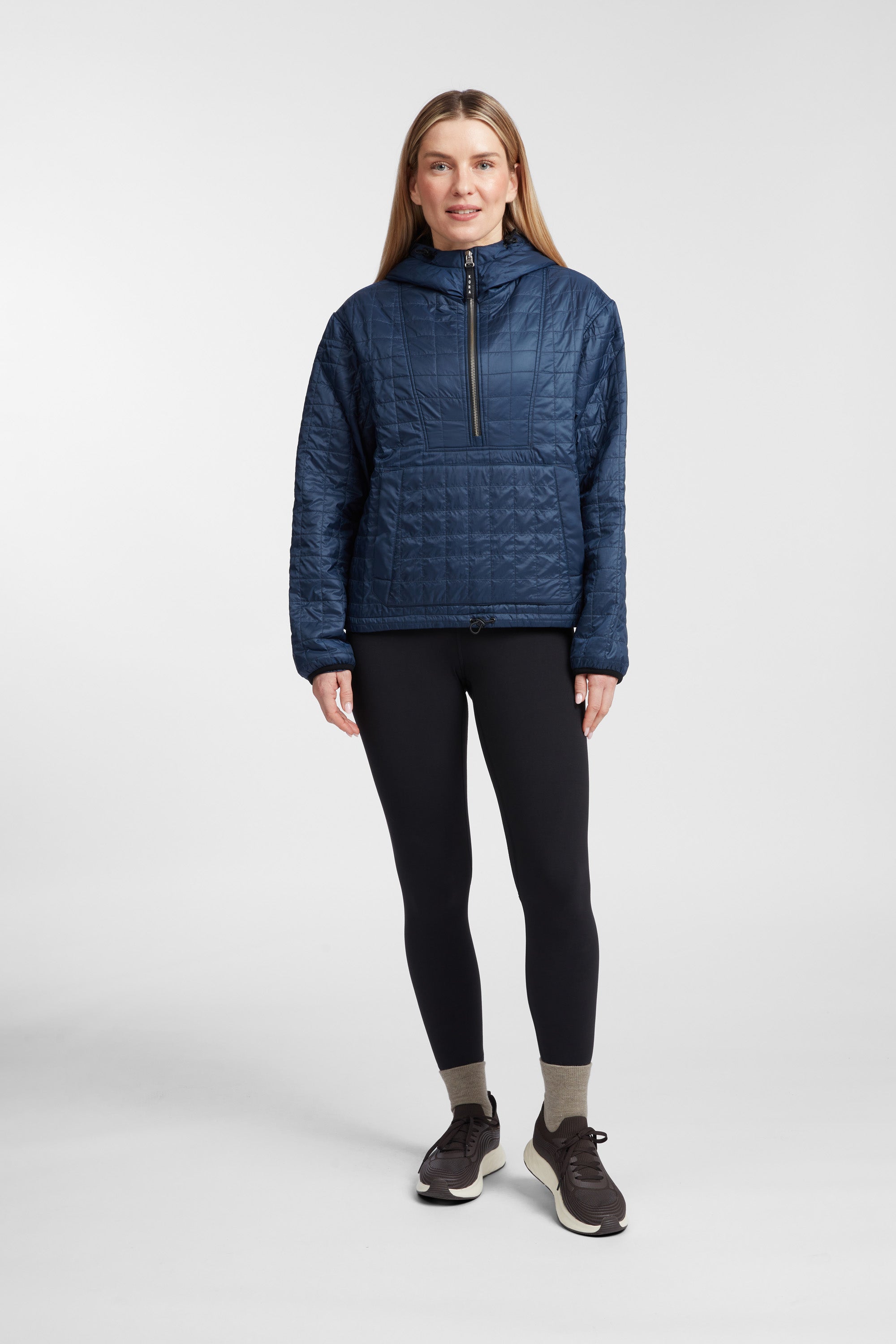 Women's Pull Over Haven Hooded Jacket - Midnight Blue