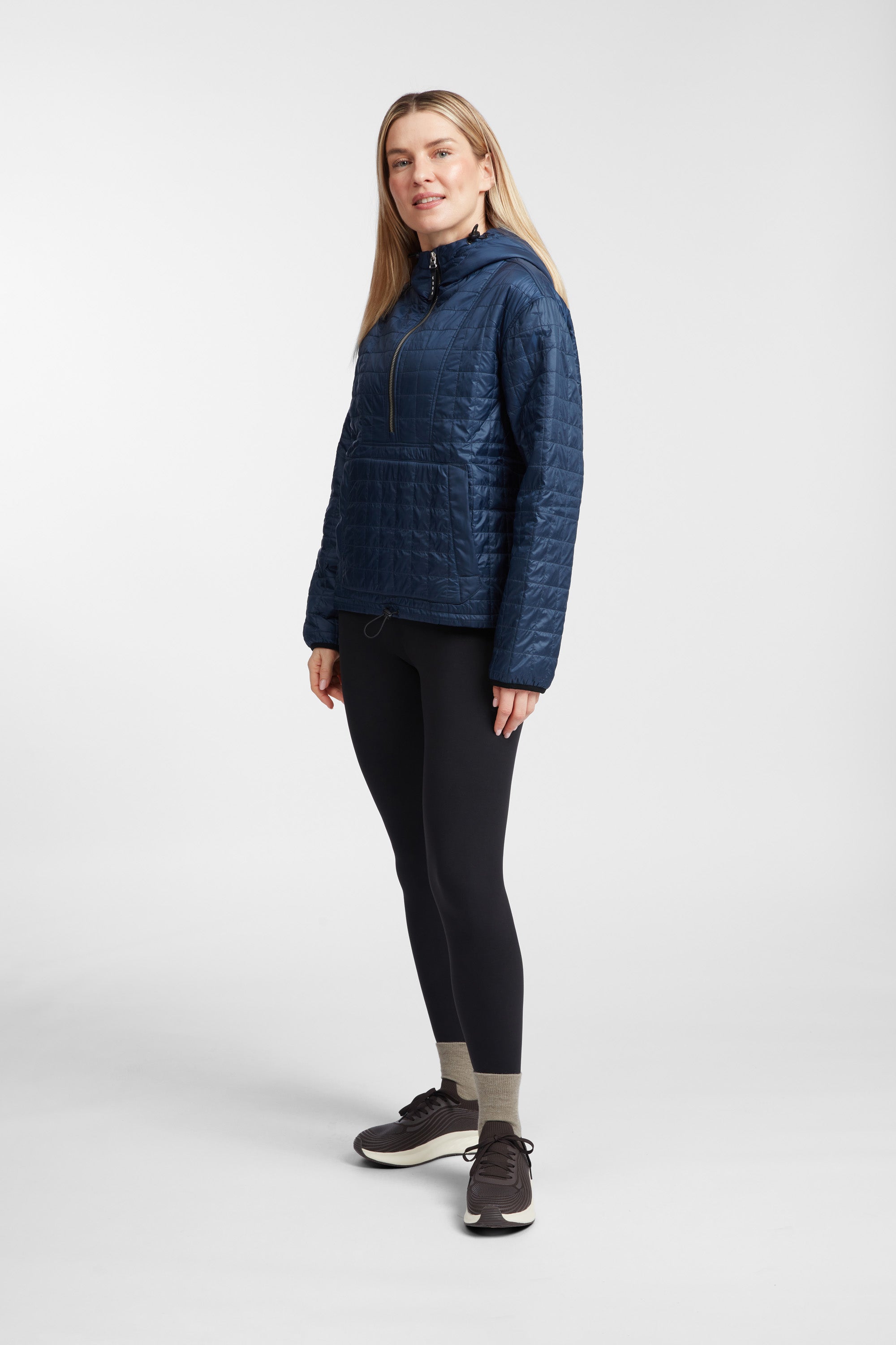 Women's Pull Over Haven Hooded Jacket - Midnight Blue