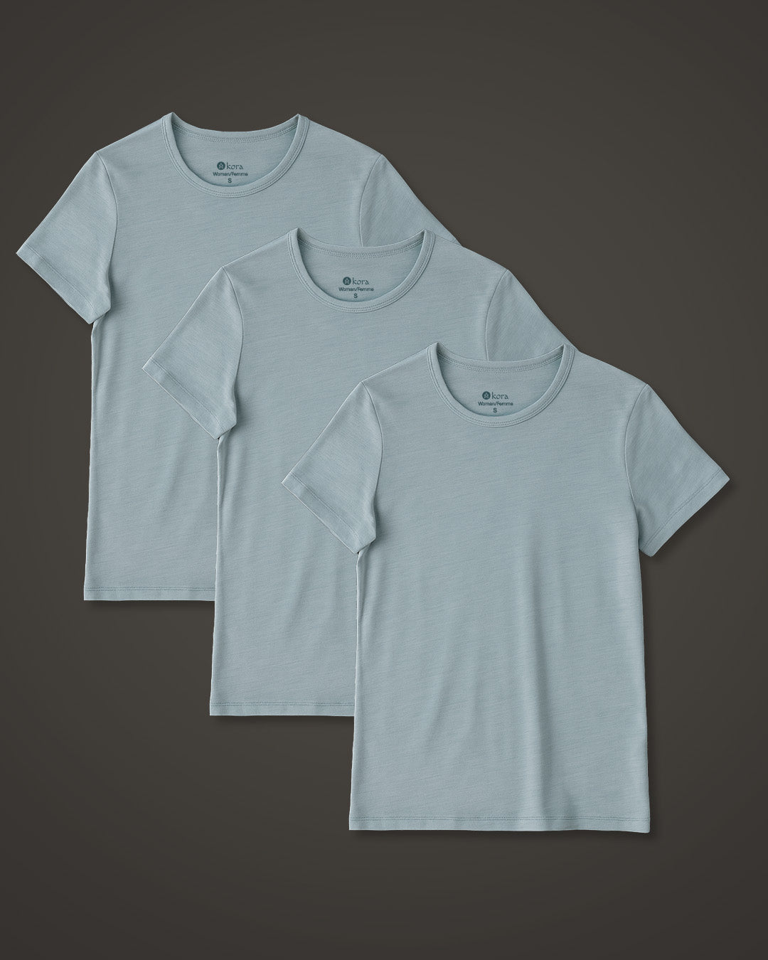 Women’s Halo Short Sleeve Crew 3 pack - Blue