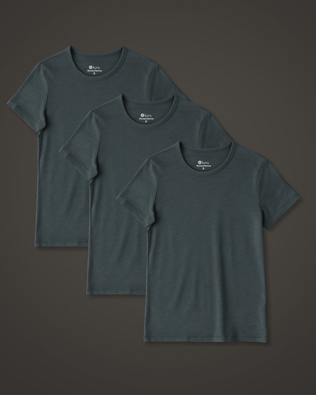 Women’s Halo Short Sleeve Crew 3 pack - Riverstone