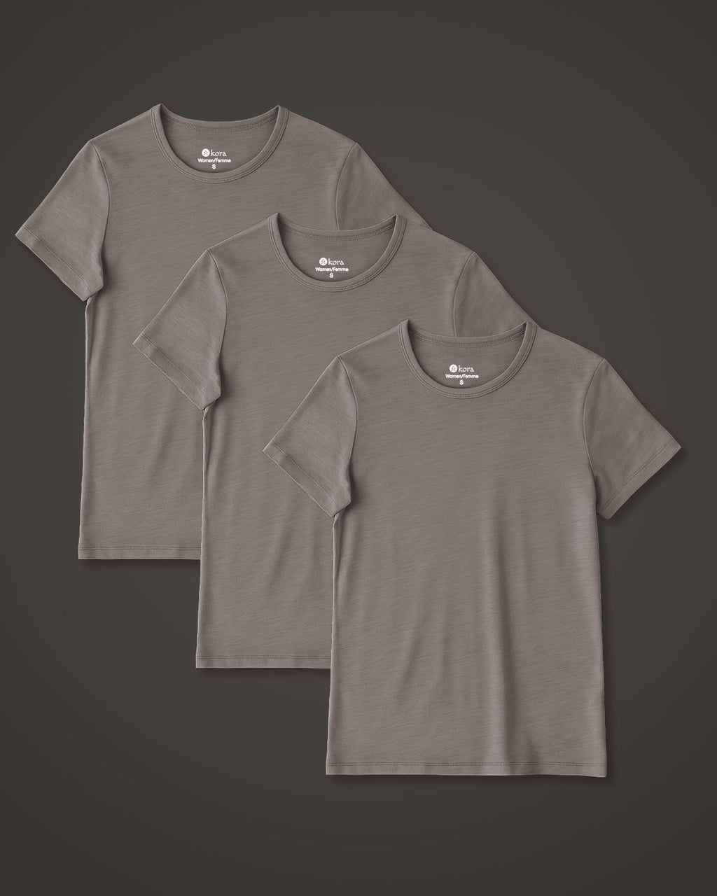 Women’s Halo Short Sleeve Crew 3 pack - Riverstone
