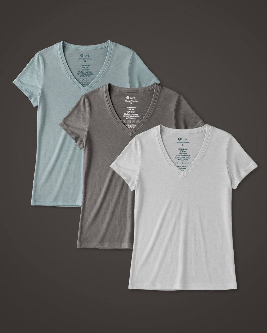 Women’s Halo Short Sleeve V-Neck - 3 pack