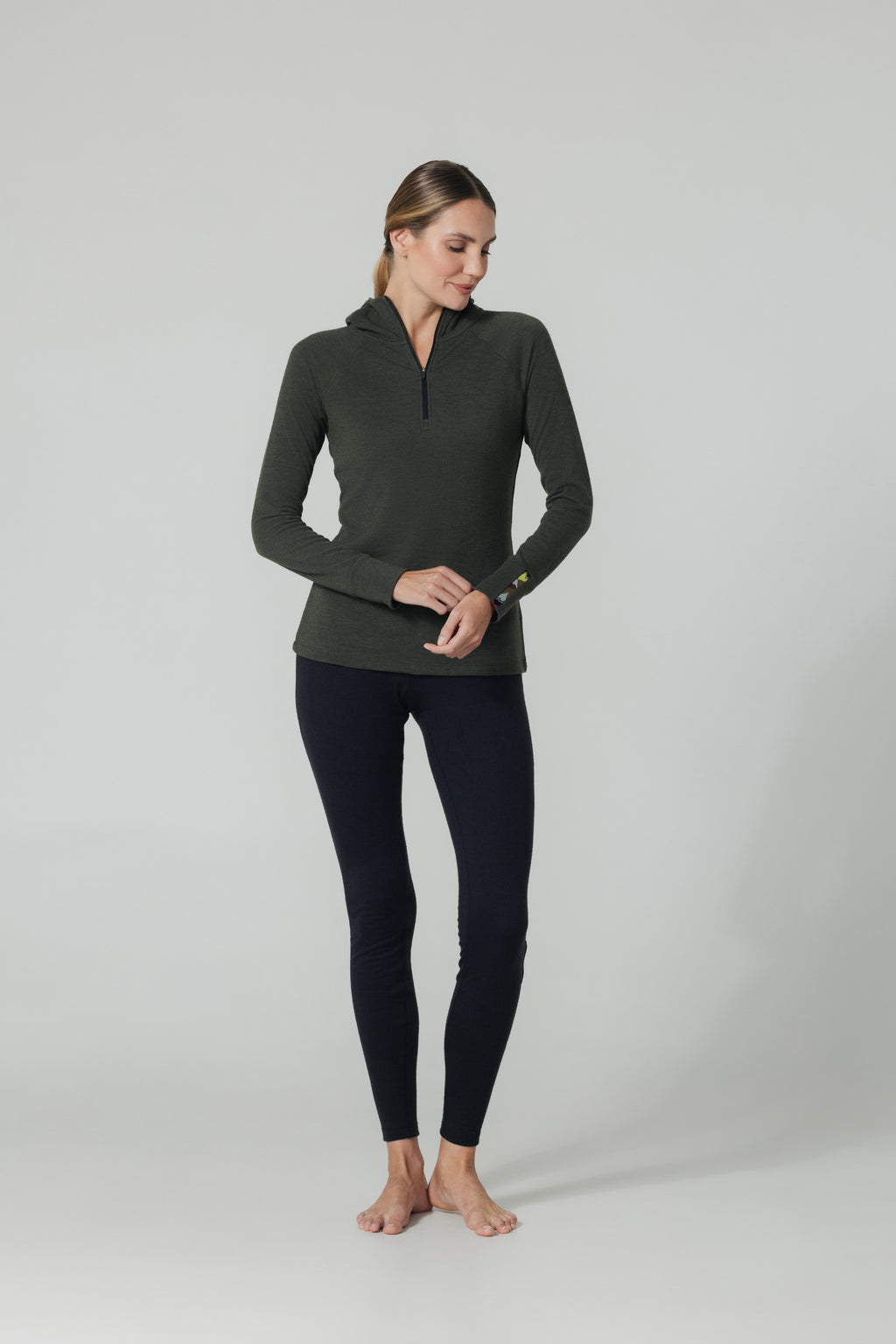 Women's Liberty Zip Hoodie - Deep Forest Green