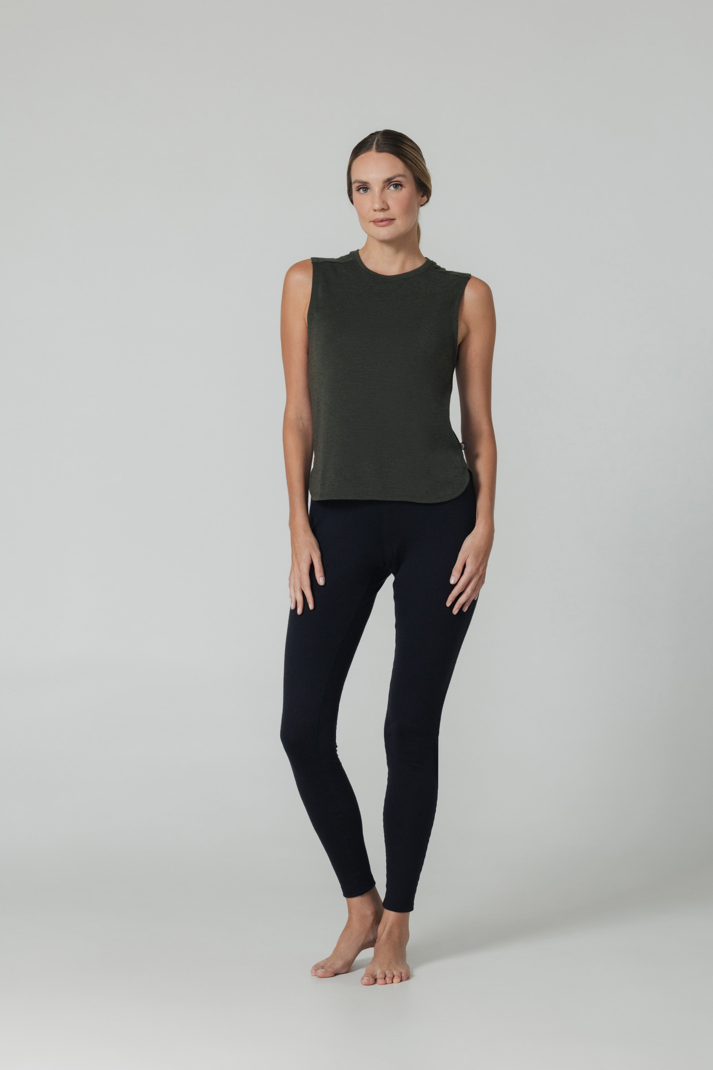 Women's Liberty Tank - Deep Forest Green