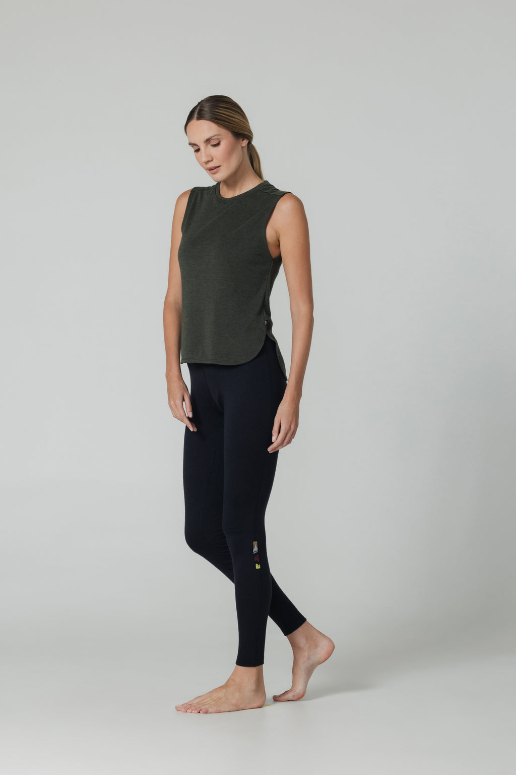 Women's Liberty Tank - Deep Forest Green