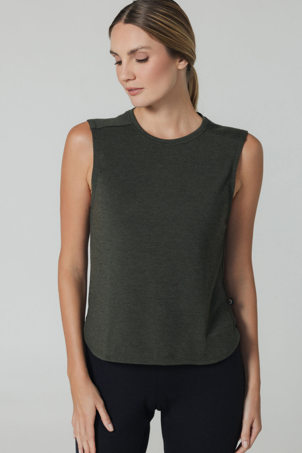 Women's Liberty Tank - Deep Forest Green