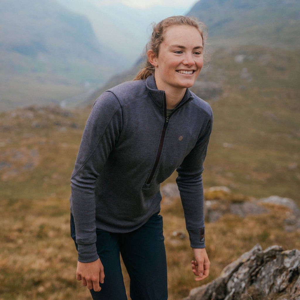 Women's Xenolith Yak Wool Sweater - Slate