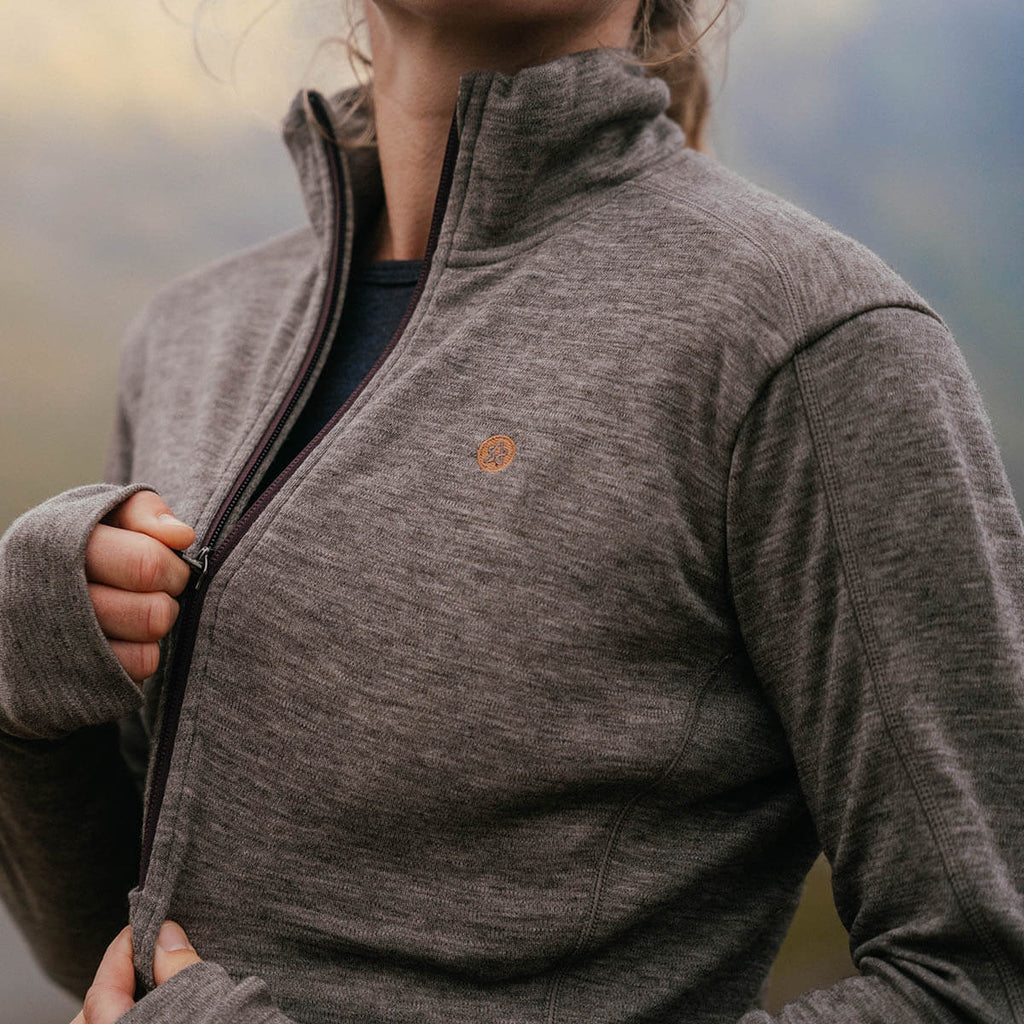 Women's Xenolith Yak Wool Sweater - Stone