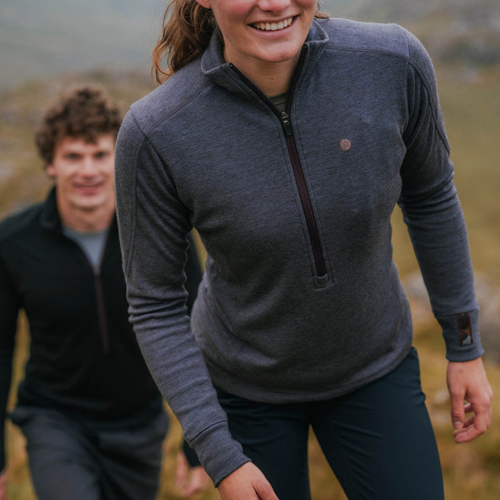 Women's Xenolith Yak Wool Sweater - Slate