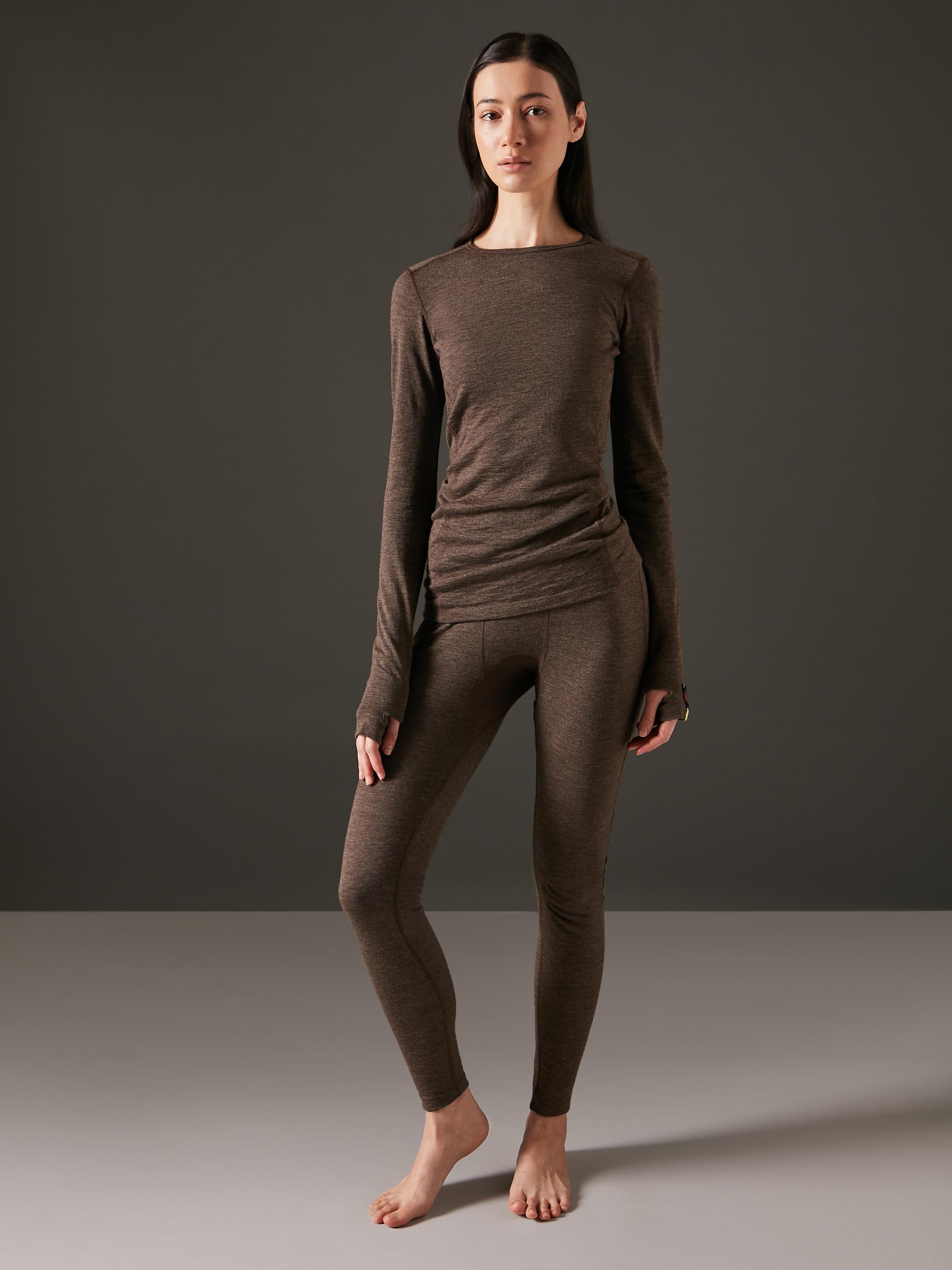 クラネ CLANE PANTS LAYERED YAK MINISKIRT （BROWN