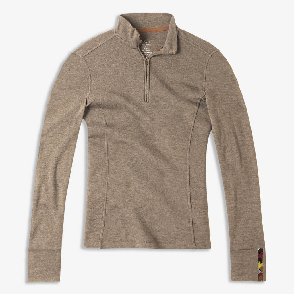 Women's Liberty Half Zip - Stone