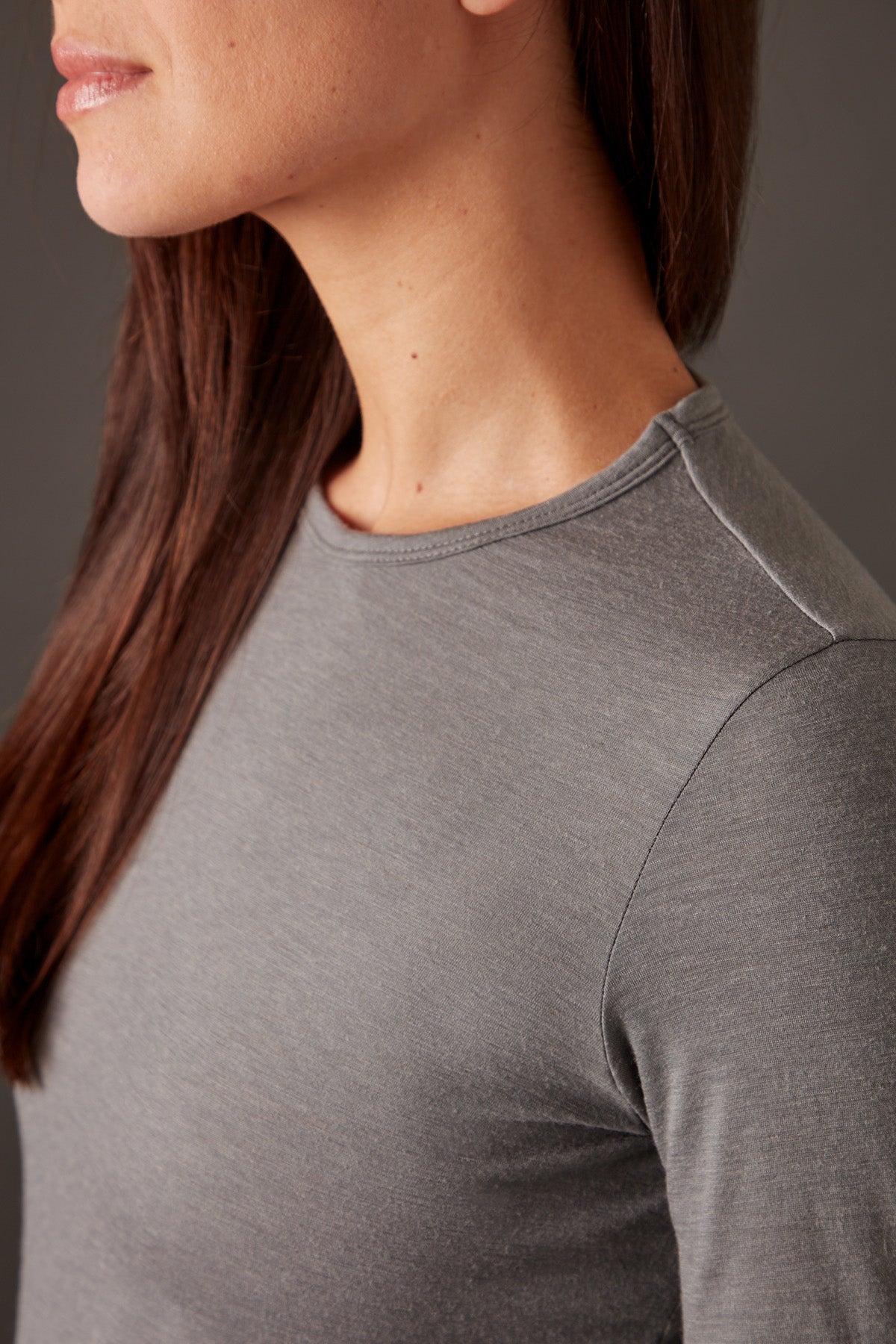 Women’s Halo Long Sleeve Crew - Riverstone