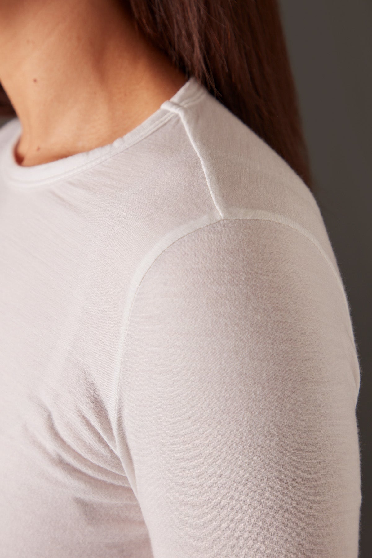 Women’s Halo Long Sleeve Crew - Summit White