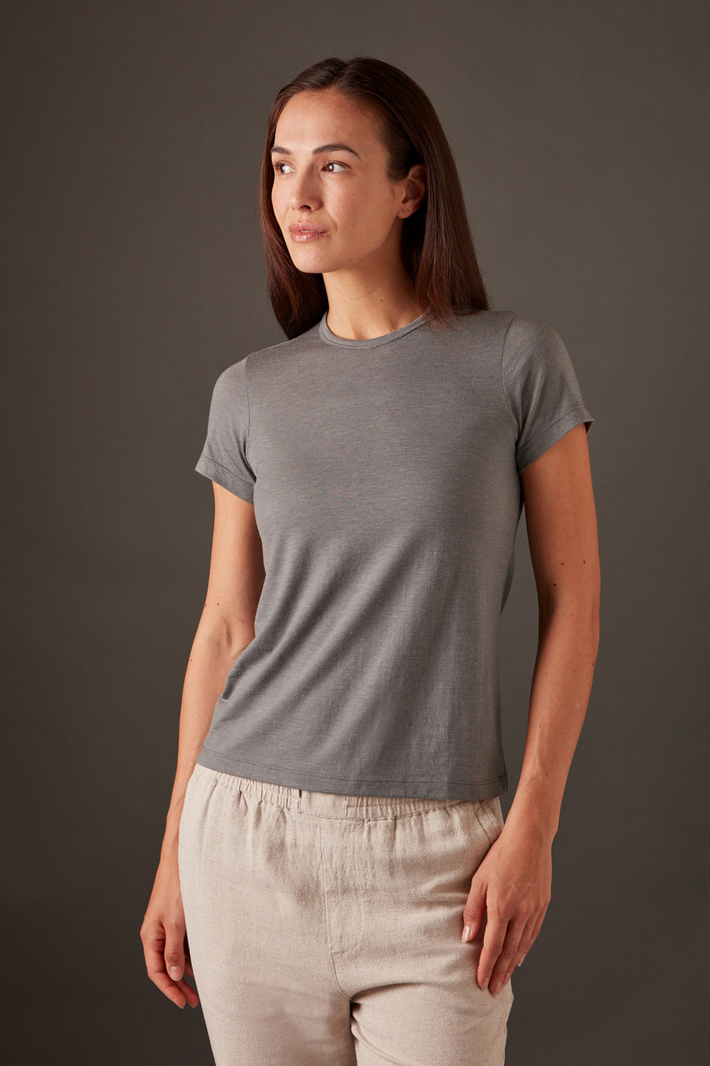 Women’s Halo Short Sleeve Crew - Riverstone