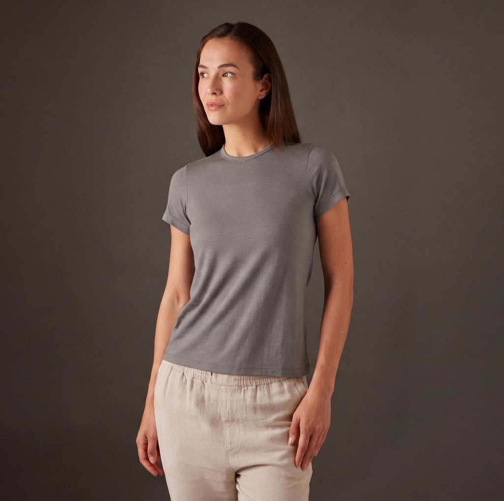 Women’s Halo Short Sleeve Crew - Riverstone