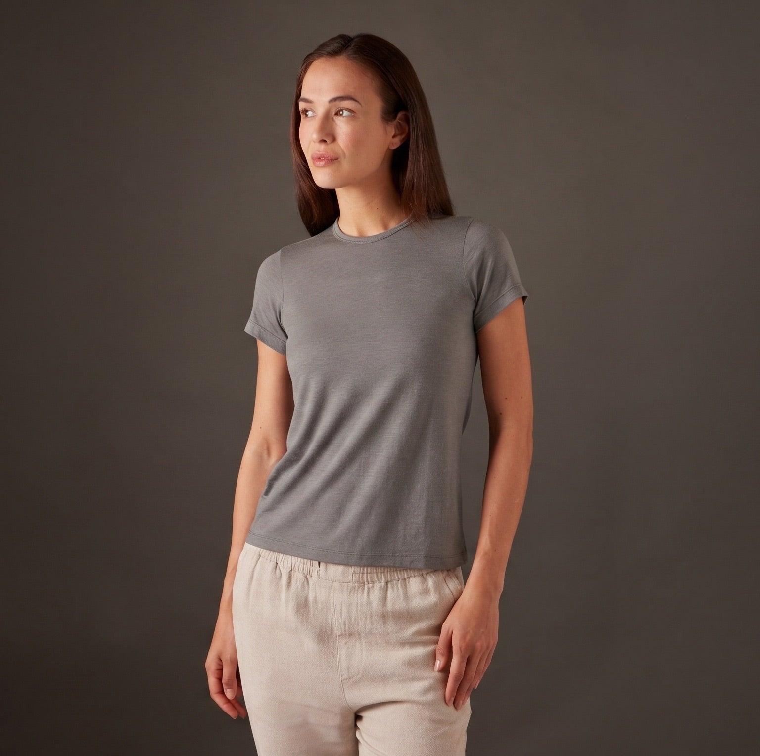 Women’s Halo Short Sleeve Crew - Riverstone