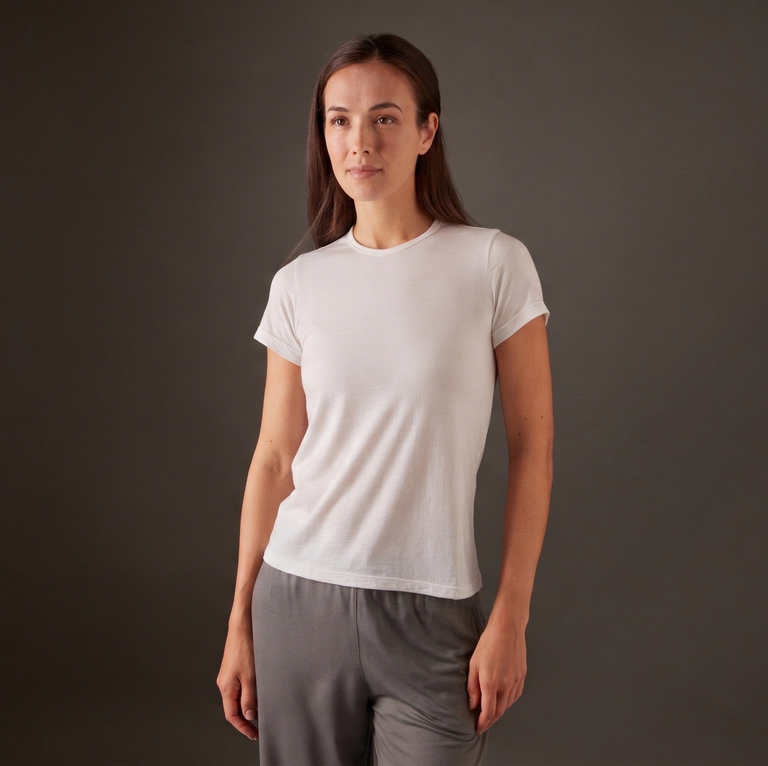 Women’s Halo Short Sleeve Crew - Summit White