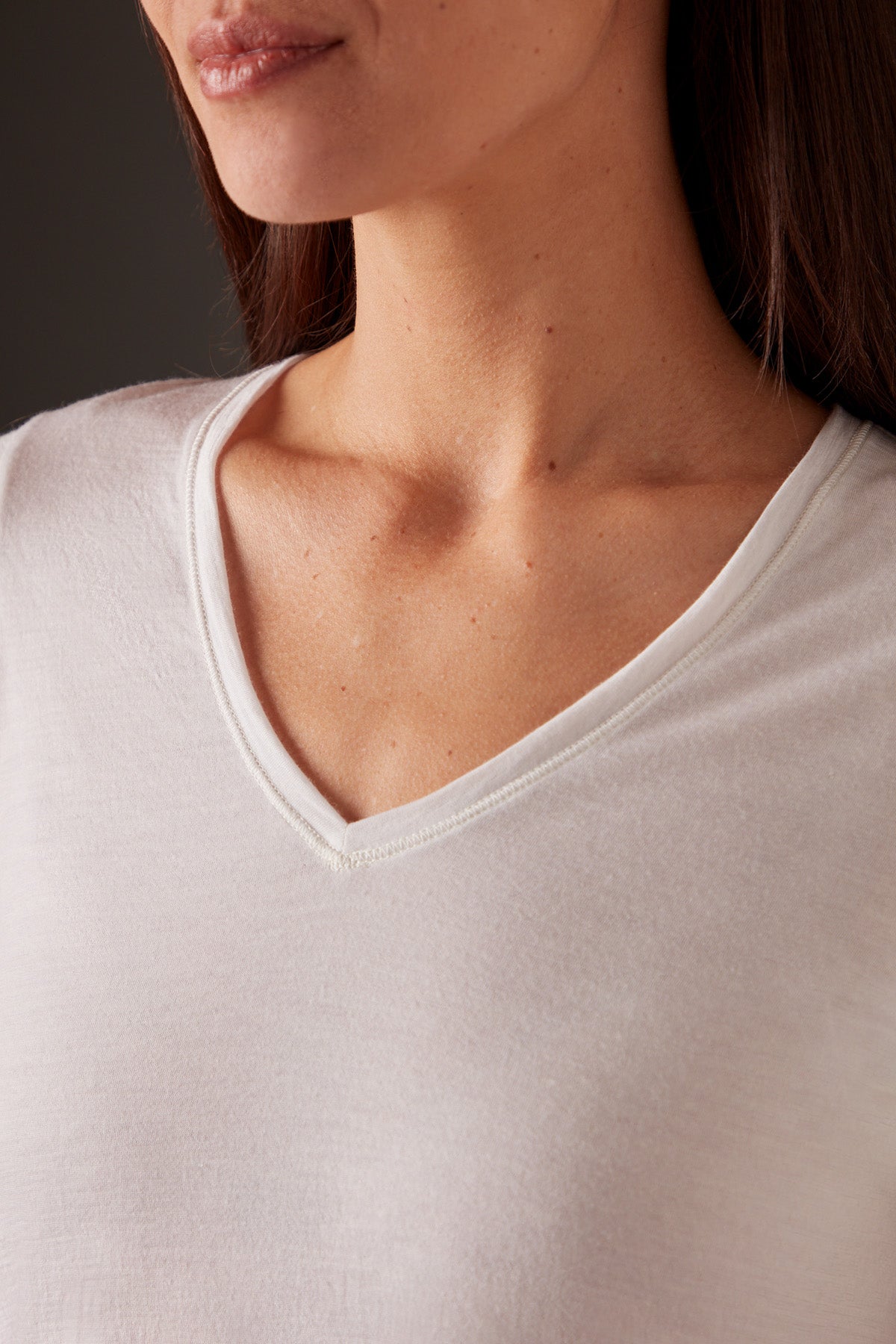 Women’s Halo Short Sleeve V-Neck - Summit White