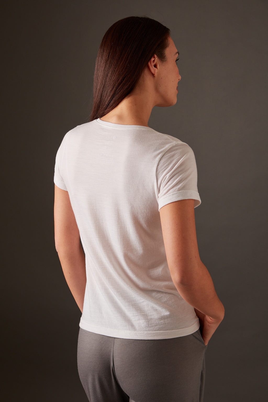 Women’s Halo Short Sleeve V-Neck - Summit White