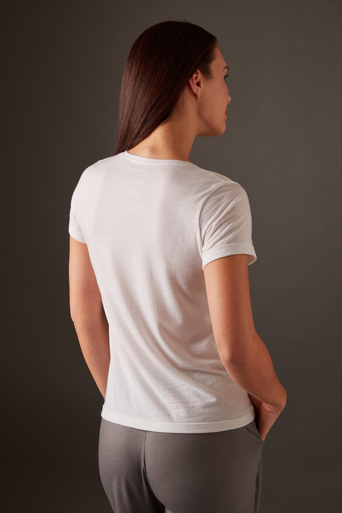 Women’s Halo Short Sleeve V-Neck - Summit White