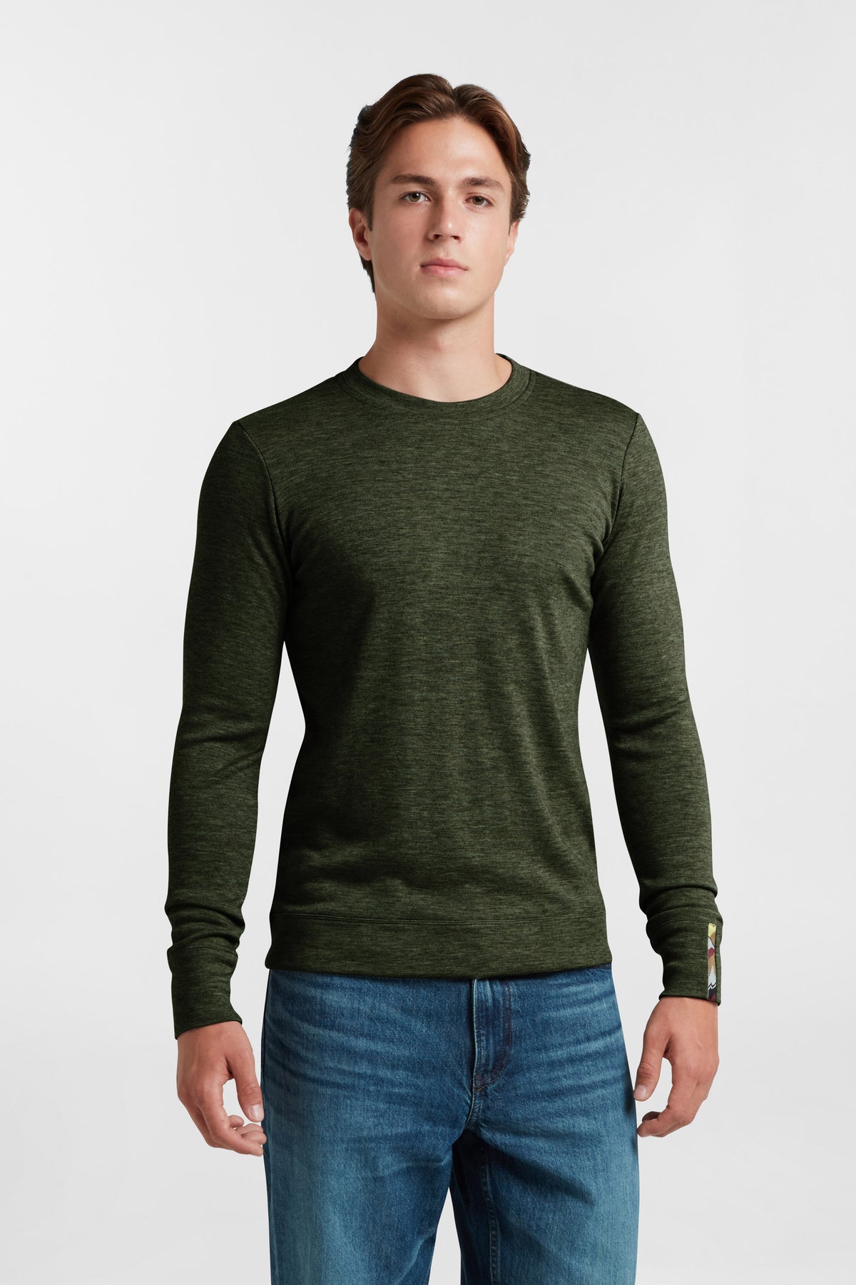 Men's Liberty Casual Crew - Deep Forest Green